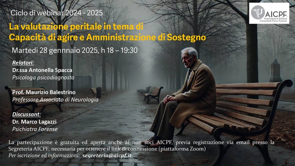 La valutazione peritale in tema di capacità di agire e amministrazione di sostegno